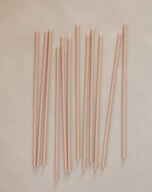 Long Stem Blush Candles